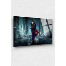 Beta Moda Hub Joker Cam Tablo, Film Tablo, Aktör Tablo, Duvar Dekor, Büyük Tablo, Cam Duvar Tablo