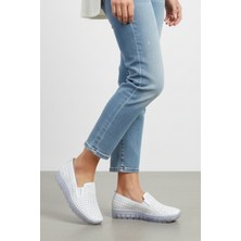 İskarpin Femi Kadın Deri Delikli Ayakkabı 804-14