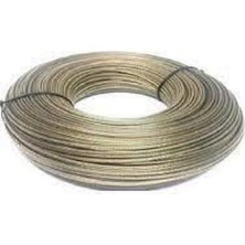 Normadia 4 mm Izoleli Çelik Halat 40 M Pvc Kaplı Çamaşır Ipi