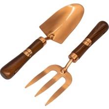 Normadia Paslanmaz Bahçe Seti 2'li Kürek ve Dirge ile Pratik Kullanım