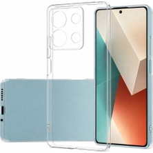 Bzontech Redmi Note 13 Pro 5g Uyumlu Kılıf Şeffaf Kamera Korumalı 3D