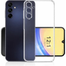 Bzontech Samsung Galaxy A25 Uyumlu Kılıf Şeffaf Kamera Korumalı 3D