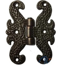 Indispensablely Zamak Menteşe - Büyük, 50X67MM, Oksit, 1 Adet