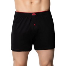 Gümüş 4020 3'lü  Erkek Penye Havlu Bel Düz Boxer