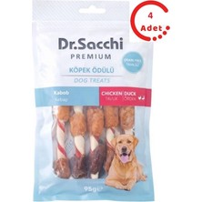 Dr.sacchi Tavuklu ve Ördekli Kebap Köpek Ödülü 5'li 95 gr x 4 Adet