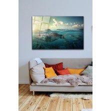 Beta Moda Hub Deniz Altındaki Balıklar Cam Tablo Duvar Dekarasyonu | Hediyelik, Dekoratif, Ofis, Mutfak