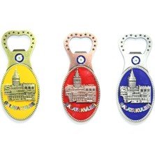 Meks Yöresel Galata Kulesi Magnet ve Açacak