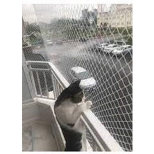 Normadia 2x4 Metre Balkon Filesi, Sık Dokuma, Kalın ve Dayanıklı Kedi ve Kuş Filesi