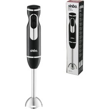 Tuncel Store Si̇yah - Gümüş Çubuk El Blender Çeli̇k Uçlu Dc Motor - 400W SHB-7513 (5389)