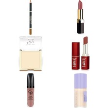 Golden Rose Lipliner NO:211 - Ruj... +5 Parça Kozmetik Seti