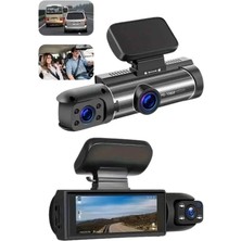 Indispensablely Araç Kamerası Black Box Çift Kameralı Ekranlı Full Hd Sürüş Kamerası
