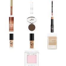 Golden Rose Eye Glaze Liquid Far No:02 Cinnamon... +9 Parça Kozmetik Seti