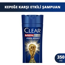 Clear Men Kepeğe Karşı Etkili Şampuan Cool Sport Menthol 350 ml