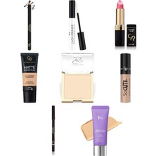 Golden Rose Kohl Kajal Göz Kalemi Blackest Black... +7 Parça Kozmetik Seti