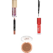 Golden Rose 3D Mega Shine Parlatıcı NO:112... +4 Parça Kozmetik Seti