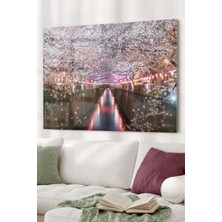 Beta Moda Hub Pembe Kiraz Ağaç | Doğa Temalı Cam Tablo | Hediyelik, Dekoratif, Ofis, Mutfak