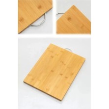 Lumindra Metal Saplı Bambu Kesim Panosu 24*34