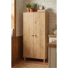 Peka 2 Kapaklı 5 Raflı Çok Amaçlı Dolap – Mutfak & Banyo Düzenleyici