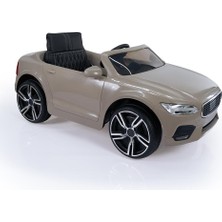 Dolu Grandex 12 Volt Kumandalı Akülü Araba Nuve Gri
