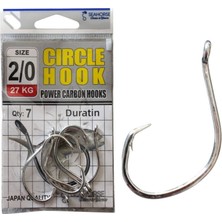 Sea Horse Circle Power Carbon Hooks Oty:7 No:2/0