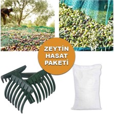 Normadia Zeytin Hasat Paketi 4x6, 10 Zeytin Tırmığı ve 50X80 Mat Çuval