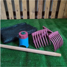 Normadia Zeytin Toplama Seti: Tırmık, Dilme Aparatı, Fırça Sapı ve Sergenli Toplama Tırmığı