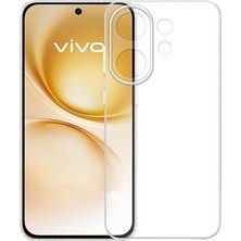 Apsuwa Vivo X200 Fe Kılıf Silikon Şeffaf + Ekran Koruyucu