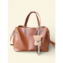 Home Ayıcık Figürlü Şık Çanta Charmı – Dekoratif Çanta Aksesuarı (25 Cm)