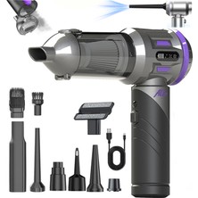 Ally Powerjet Pro 20000PA Güçlü Portatif 3 Kademeli Tasinabilir Vakumlu Kablosuz Üflemeli Mini Araç Süpürgesi