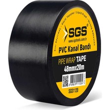 Altınmakas Pvc Kanal Izolasyon Bandı 48MM x 20MT Sıvı Geçirmez Güçlü Yapışma Pipe Wrap Tape