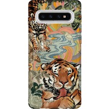 Lelia Samsung Galaxy S10 Uyumlu Baskılı Şeffaf Telefon Kılıfı | Koleksiyon: Wildspirit Prime