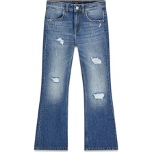 Guess Bg Store Kız Çocuk Mavi Pantolon