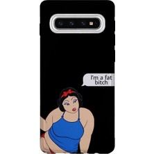 Lelia Samsung Galaxy S10 Uyumlu Baskılı Şeffaf Telefon Kılıfı | Koleksiyon: Memecraft Studio