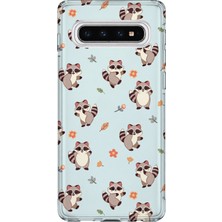 Lelia Samsung Galaxy S10 Uyumlu Baskılı Şeffaf Telefon Kılıfı | Koleksiyon: Cute Animals