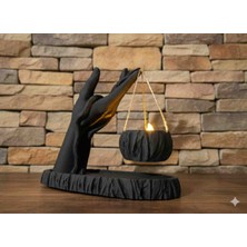 Dekoratif El Figürlü Mumluk