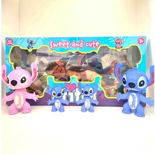 Admay Lilo & Stitch Figür Seti 4’lü – Stitch ve Angel Karakterleri | Sweet And Cute Seri 9-10 cm