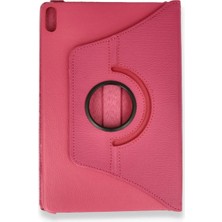Eco Port Huawei Honor Pad X8A Kılıf 360 Tablet Deri Kılıf - Pembe