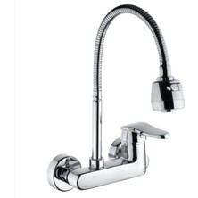 Lupobianco Yandan Kollu Mix Aplike 2 Foksiyonlu Spiral Borulu Eviye Bataryası