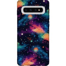 Lelia Samsung Galaxy S10 Uyumlu Baskılı Şeffaf Telefon Kılıfı | Koleksiyon: Cosmicwhisper Skyset