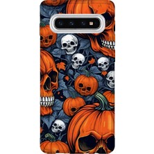 Lelia Samsung Galaxy S10 Uyumlu Baskılı Şeffaf Telefon Kılıfı | Koleksiyon: Darkforce Dominion