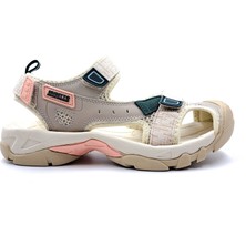Humtto HM740093B Burnu Kapalı Cırtlı Bej Kadın Outdoor Trekking Spor Sandalet