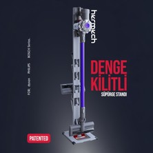 Hermech Dyson Philips Bosch Samsung Uyumlu Süpürge Standı - DENGE KİLİT SİSTEMLİ -