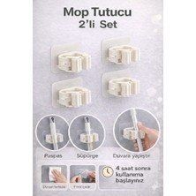 Elamour 2 ADET Kendinden Yapışkanlı Mop Askısı Modern Stil ile Banyonuzu Düzenleyin
