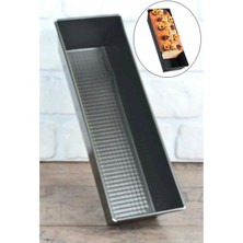 abnturk 31×12 cm Teflon Dikdörtgen Yanmaz Yapışmaz Kek&ekmek&baton Pasta Kalıbı