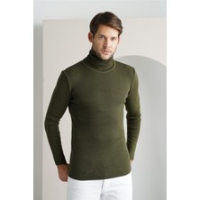 Tarz Cool Erkek Düz Balıkçı Yaka Triko Kazak