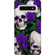 Lelia Samsung Galaxy S10 Uyumlu Baskılı Şeffaf Telefon Kılıfı | Koleksiyon: Darkforce Dominion