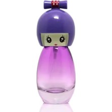 Cosy Club Shop 30ML Yeniden Doldurulabilir Taşınabilir Seyahat Boy Maiko Formlu Mor Cam Boş Parfüm Sprey Şişesi