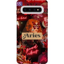 Lelia Samsung Galaxy S10 Uyumlu Baskılı Şeffaf Telefon Kılıfı | Koleksiyon: Zodiacmuse Celestia