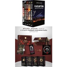 İndigo Kitap Karantina Serisi Seti-5 Kitap Takım- Ciltli Kutulu ve Bülbül Kapanı 4 Kitaplık Kutulu Yan Boyalı Ciltli