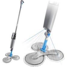 Normadia 360° Dönen Su Püskürtmeli Mikrofiber Mop Seti, Türkiye Garantili